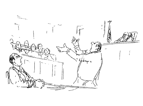 attorney with jury
